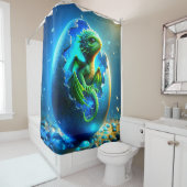 Baby Dragon Douchegordijn (In situ)