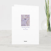 Baby dragon eerste kerstkaart van Renee Lavoie Feestdagen Kaart (Achterkant)