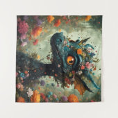 Baby Dragon Fantasy Wandkleed (Voorkant (horizontaal))