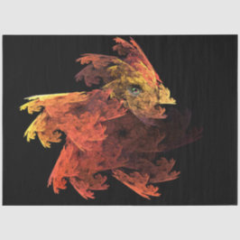 Baby Dragon Fractal Art Decoupage Tissuepapier