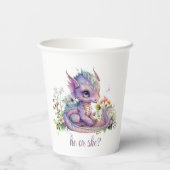 Baby Dragon Geslacht Onthullen Partij Papieren Bekers (Achterkant)