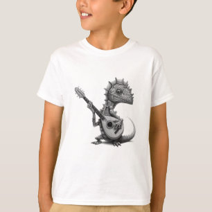 baby dragon gitaar spelen t-shirt