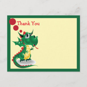 Baby Dragon Hartelijk dank Bedankkaart