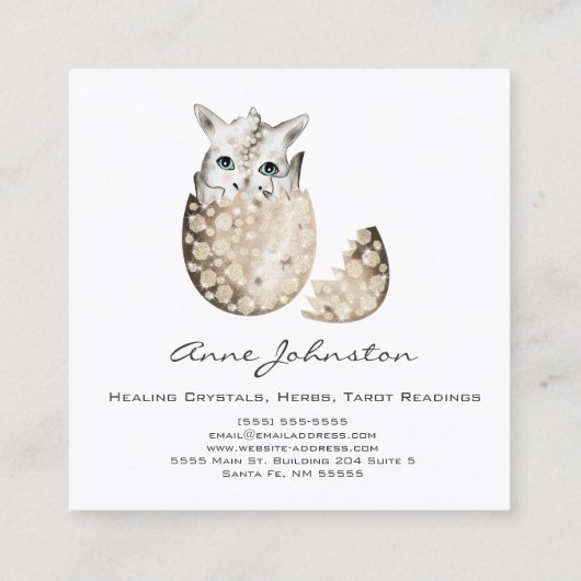 Baby Dragon Hatchling Visitekaartje (Achterkant)