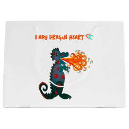 Baby Dragon Heart Gift Bag Groot Cadeauzakje