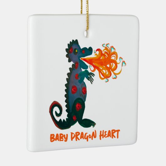 Baby Dragon Heart Ornament (Rechts)