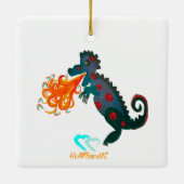 Baby Dragon Heart Ornament (Achterkant)