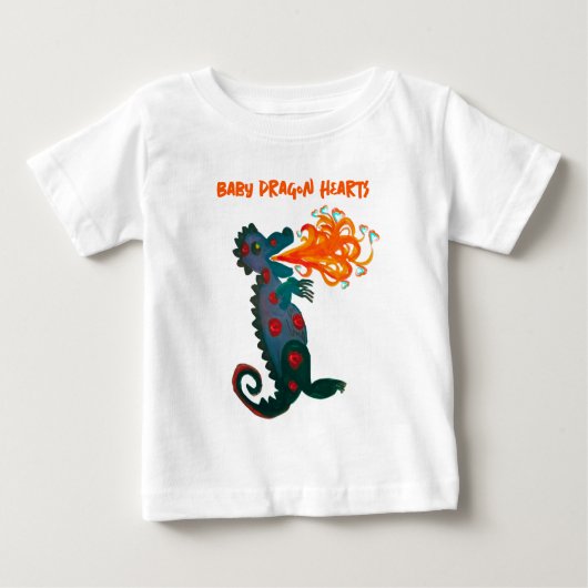 Baby Dragon Heart T-shirt (Voorkant)