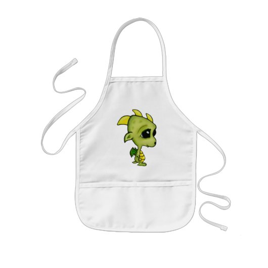 Baby Dragon Kinder Schort (Voorkant)