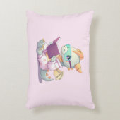 Baby Dragon leest een boek Accent Kussen (Voorkant(Verticaal))