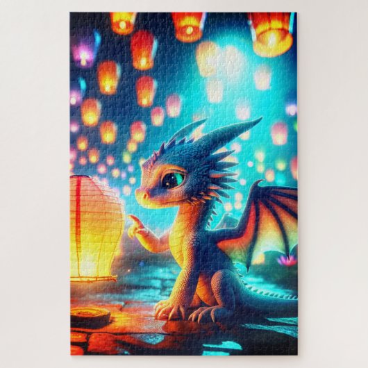 Baby Dragon Legpuzzel (Verticaal)