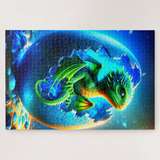 Baby Dragon Legpuzzel (Horizontaal)