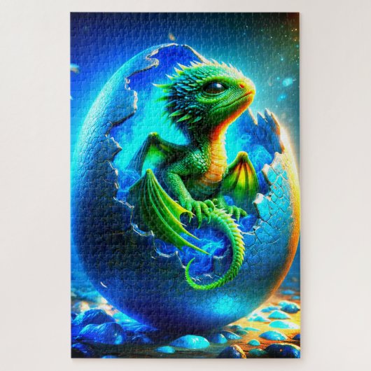 Baby Dragon Legpuzzel (Verticaal)