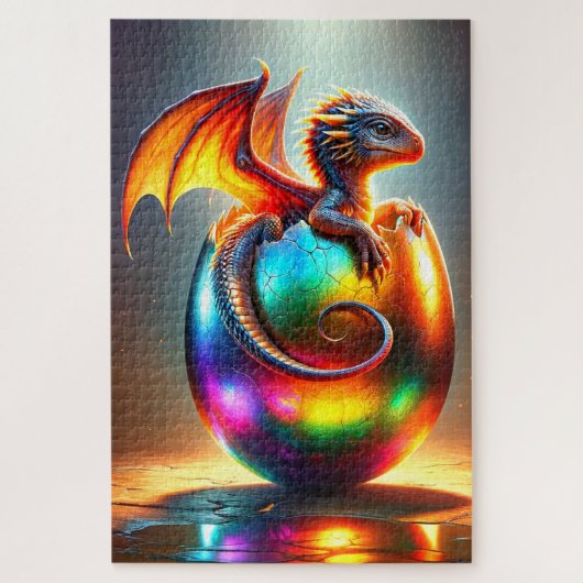 Baby Dragon Legpuzzel (Verticaal)