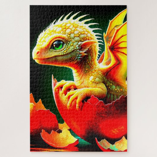 Baby Dragon Legpuzzel (Verticaal)