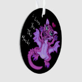 Baby Dragon Love Ornament (voorkant)