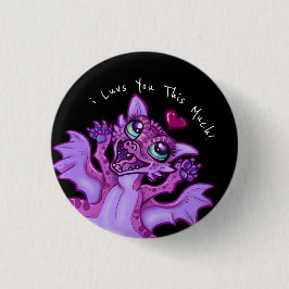 Baby Dragon Love Ronde Button 3,2 Cm