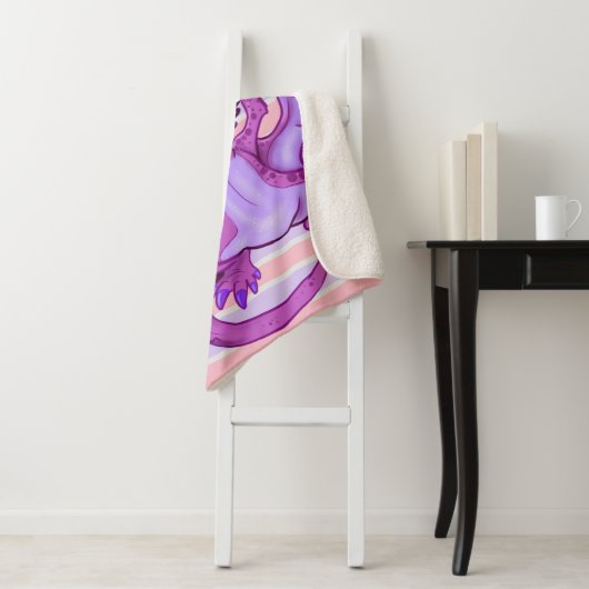 Baby Dragon Love Sherpa Deken (In situ)