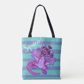 Baby Dragon Love Tote Bag (Achterkant)