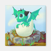 Baby Dragon Magneet (Voorkant)