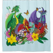 Baby Dragon Nest Fantasy Douchegordijn (Voorkant)