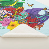 Baby Dragon Nest Fantasy Sherpa Deken (3/4)