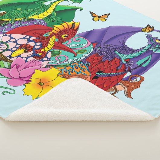 Baby Dragon Nest Fantasy Sherpa Deken (3/4)