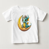 Baby Dragon on the Moon – Fantasy Design for Littl (Voorkant)
