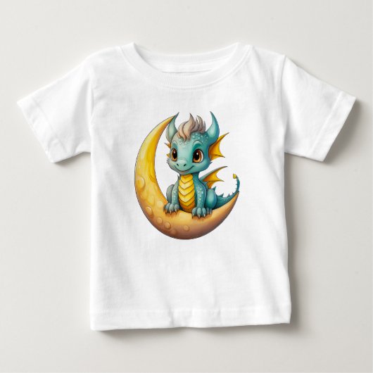 Baby Dragon on the Moon – Fantasy Design for Littl (Voorkant)