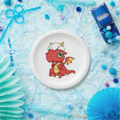 Baby Dragon Papieren Bordje (Feest)