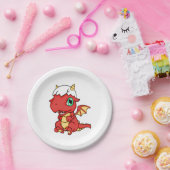 Baby Dragon Papieren Bordje (Feest)