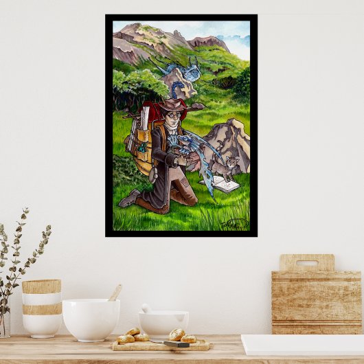 Baby Dragon Poster (Keuken)