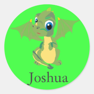 baby Dragon Ronde Sticker