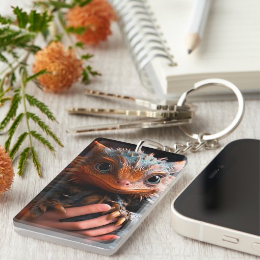 Baby Dragon Sleutelhanger (Voorkant Rechts)