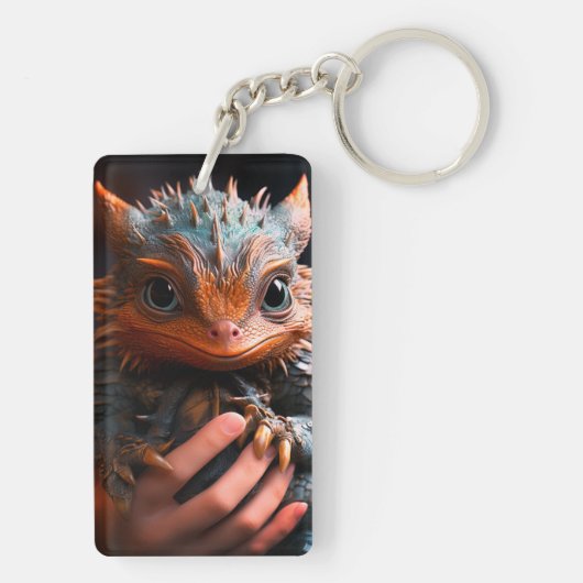 Baby Dragon Sleutelhanger (achterkant)