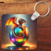 Baby Dragon Sleutelhanger (Achterkant)