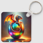 Baby Dragon Sleutelhanger (Achterkant)