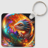 Baby Dragon Sleutelhanger (Achterkant)