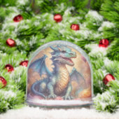 Baby Dragon Sneeuwbol (Kerstmis)