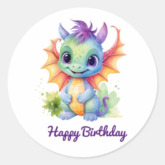 Baby Dragon Stickers (Voorkant)