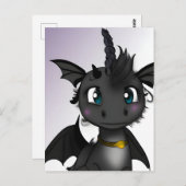 Baby Dragon Unicorn Briefkaart (Voorkant / Achterkant)