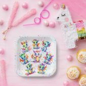 Baby Dragon Verjaardagsfeestje Papieren Bordje (Feest)