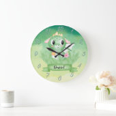 Baby Dragon Waterverf  bevestigen Grote Klok (Huis)