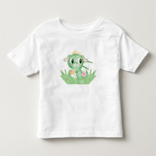 Baby Dragon-Waterverf bevestigen Kinder Shirts (Voorkant)