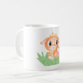 Baby Dragon-Waterverf bevestigen Koffiemok (Voorkant links)
