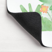 Baby Dragon-Waterverf bevestigen Muismat (Hoek)