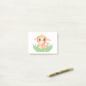 Baby Dragon-Waterverf bevestigen Post-it® Notes (Op bureau)