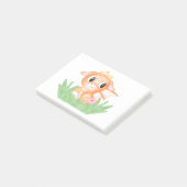 Baby Dragon-Waterverf bevestigen Post-it® Notes (Schuin)