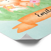 Baby Dragon-Waterverf bevestigen Poster (Hoek)