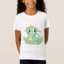 Baby Dragon-Waterverf bevestigen T-shirt